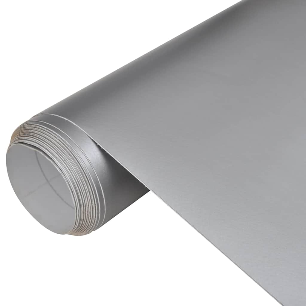Films adhésifs pour voiture 2 pièces Argent mat 100x150 cm+50x150 cm