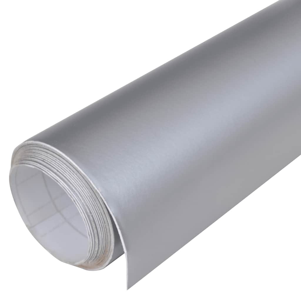 Films adhésifs pour voiture 2 pièces Argent mat 100x150 cm+50x150 cm