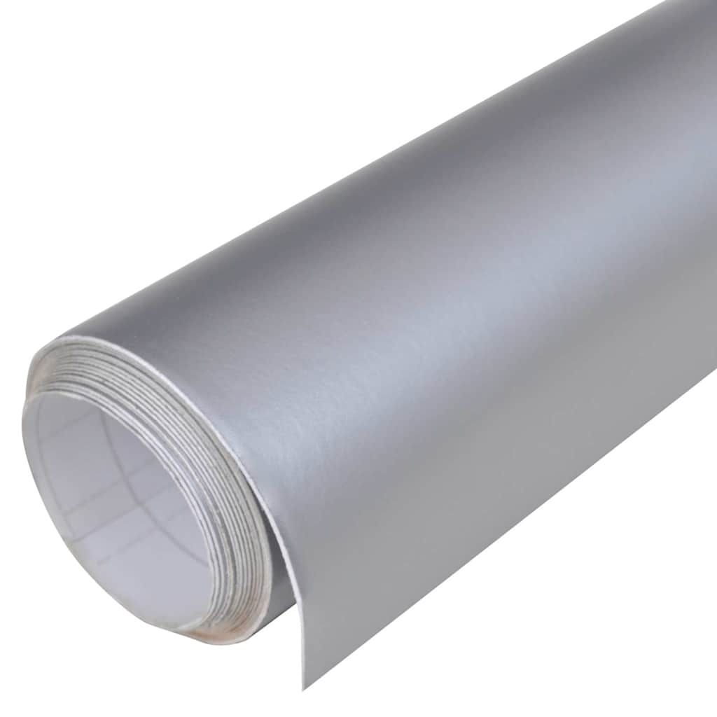 Car Foils 2 Pcs. Matte Silver 100x150 cm