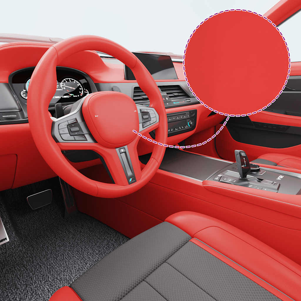 Films pour voiture 2 pcs. Rouge mat 100x150 cm