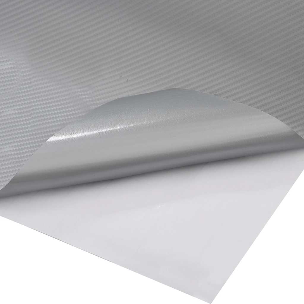 Car Wrap Film 4D Silver 100x150 cm