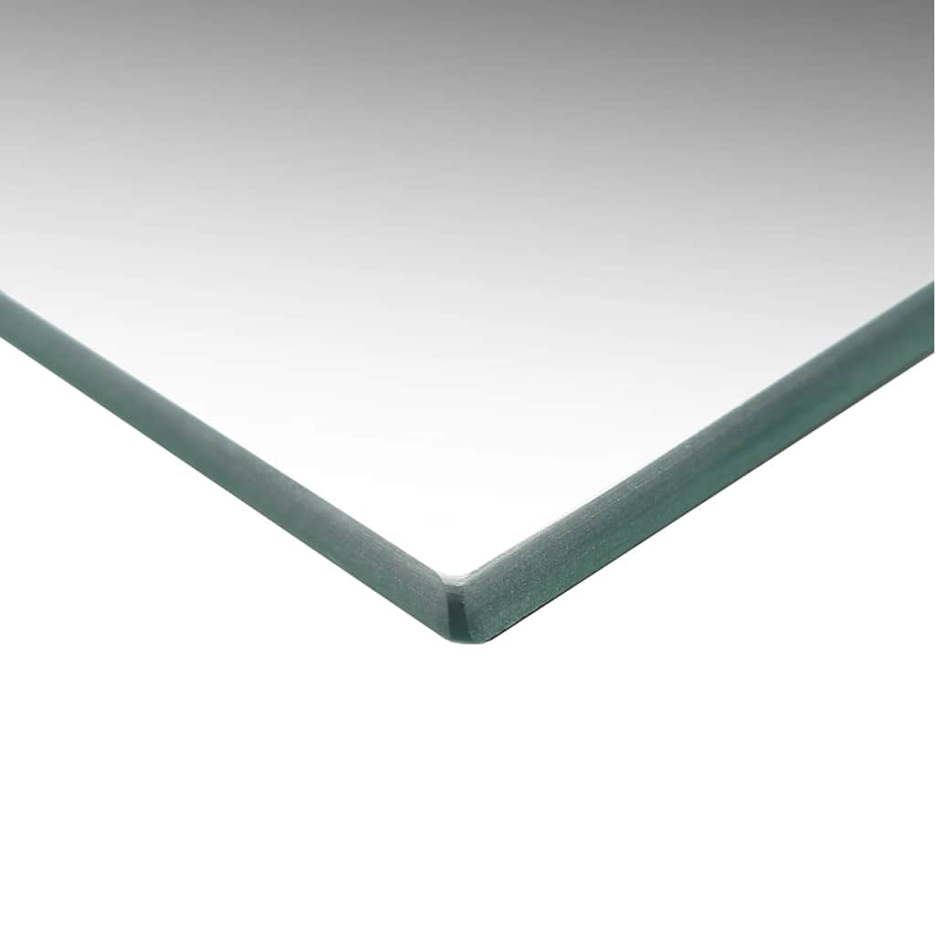 Square Wall Mirror with LED Lighting, Glass
