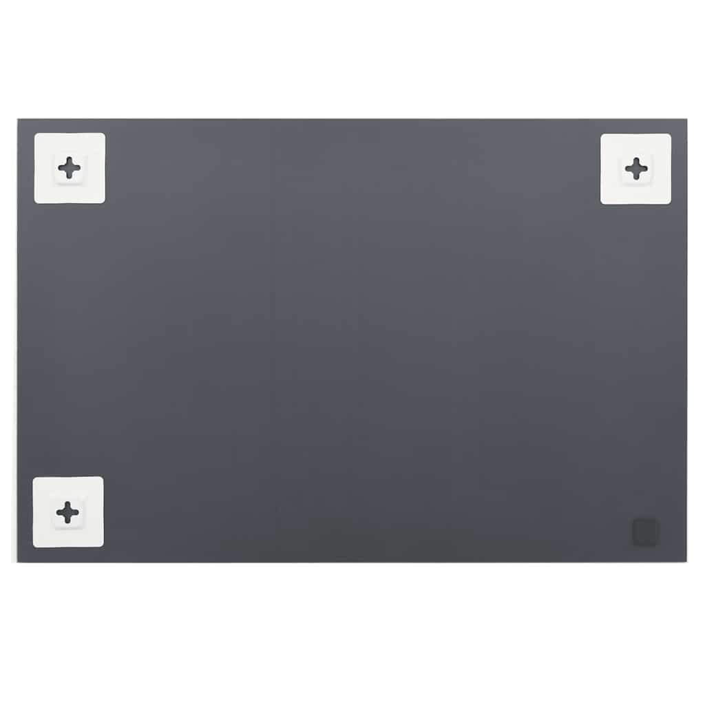 Wall Mirror with LED Lighting Rectangular Glass