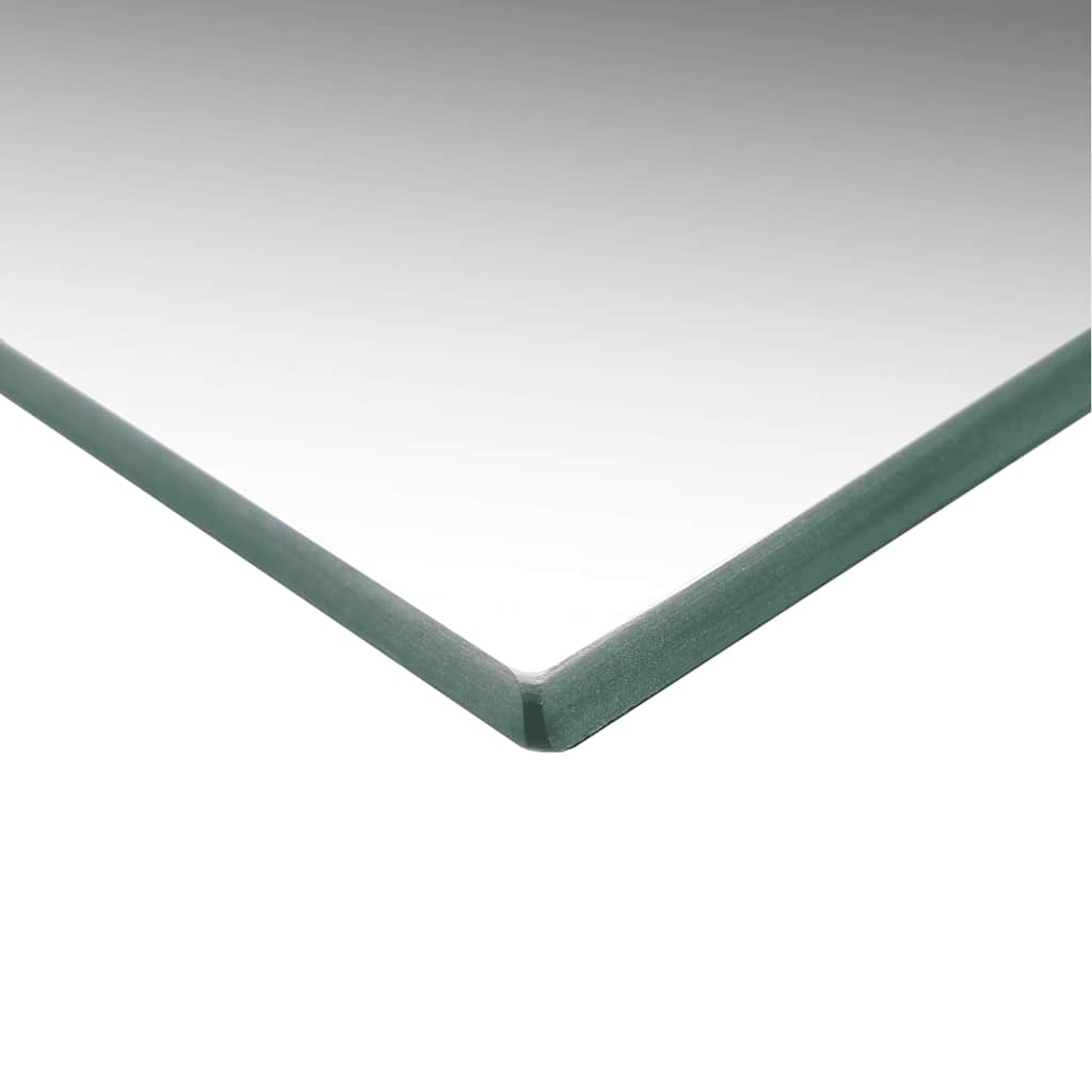 Wall Mirror with LED Lighting Rectangular Glass