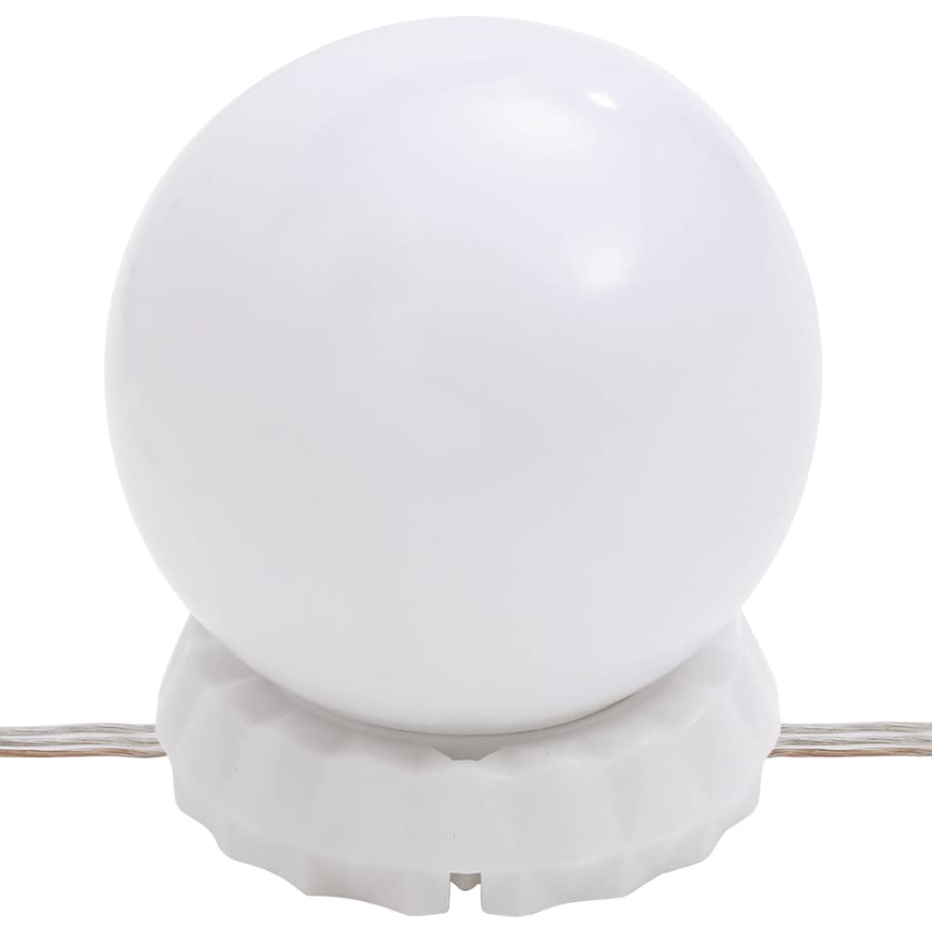 Wall Mirror with LED Lighting, Round Glass