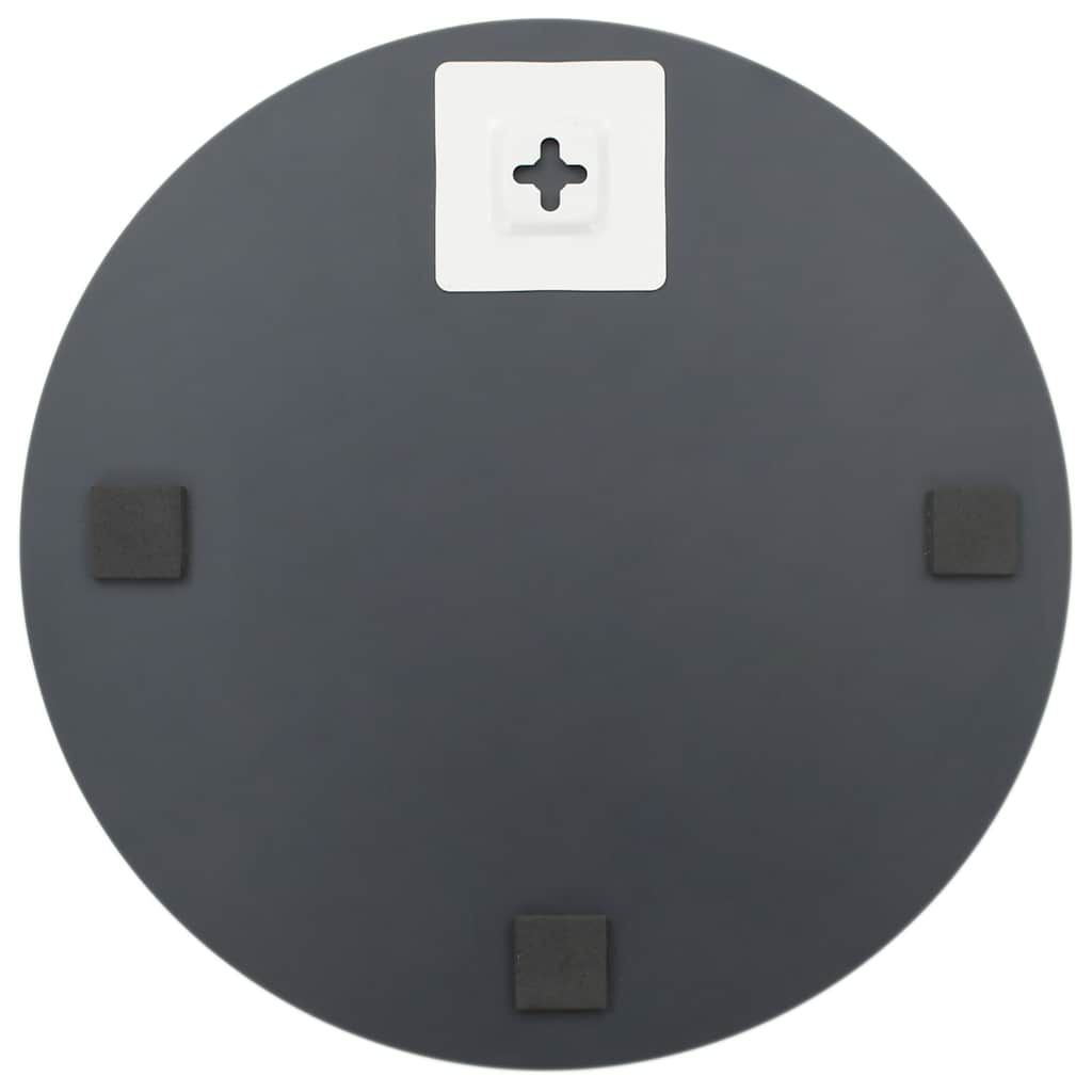 Frameless Round Glass Wall Mirror with LED Lighting