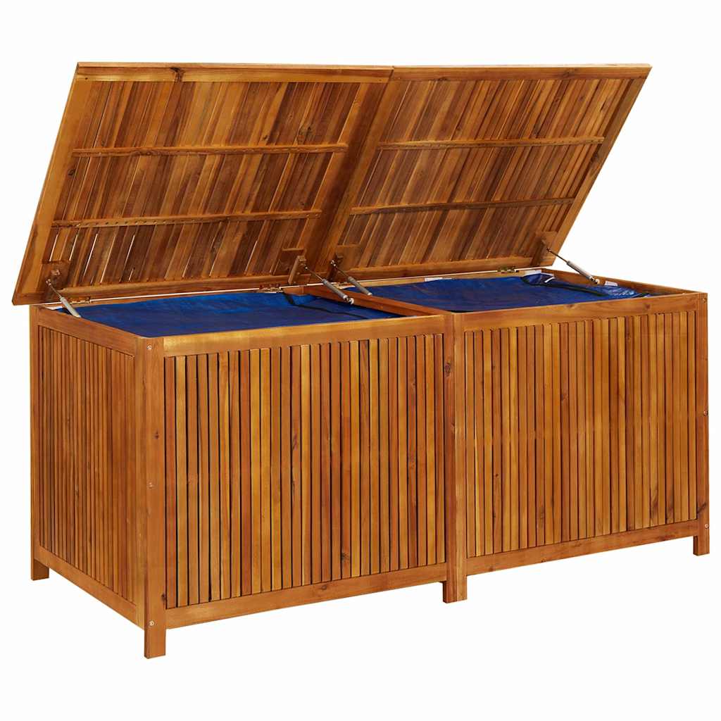 Garten-Aufbewahrungsbox 175x80x75 cm Massivholz Akazie
