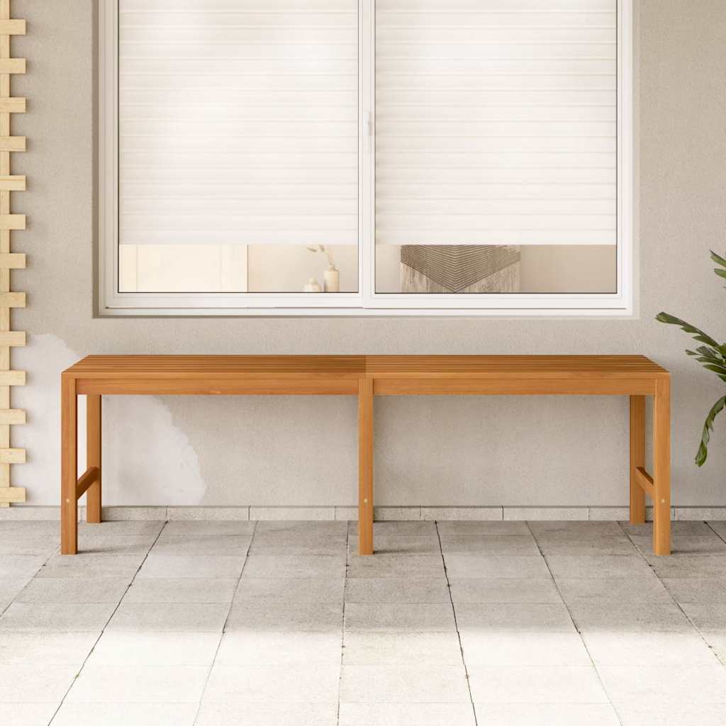 Gartenbank 150 cm Massivholz Teak