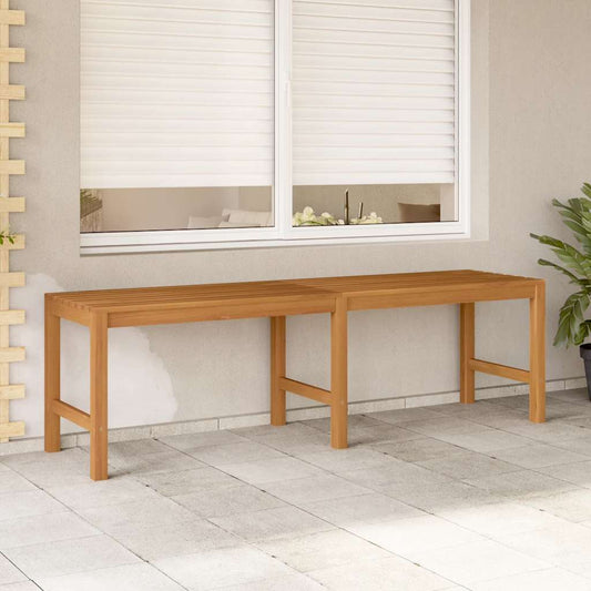 Gartenbank 150 cm Massivholz Teak