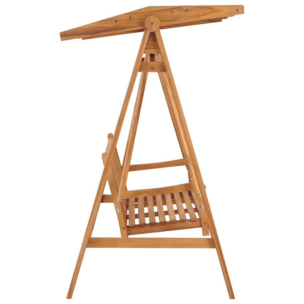 Hollywoodschaukel 174 cm Massivholz Teak