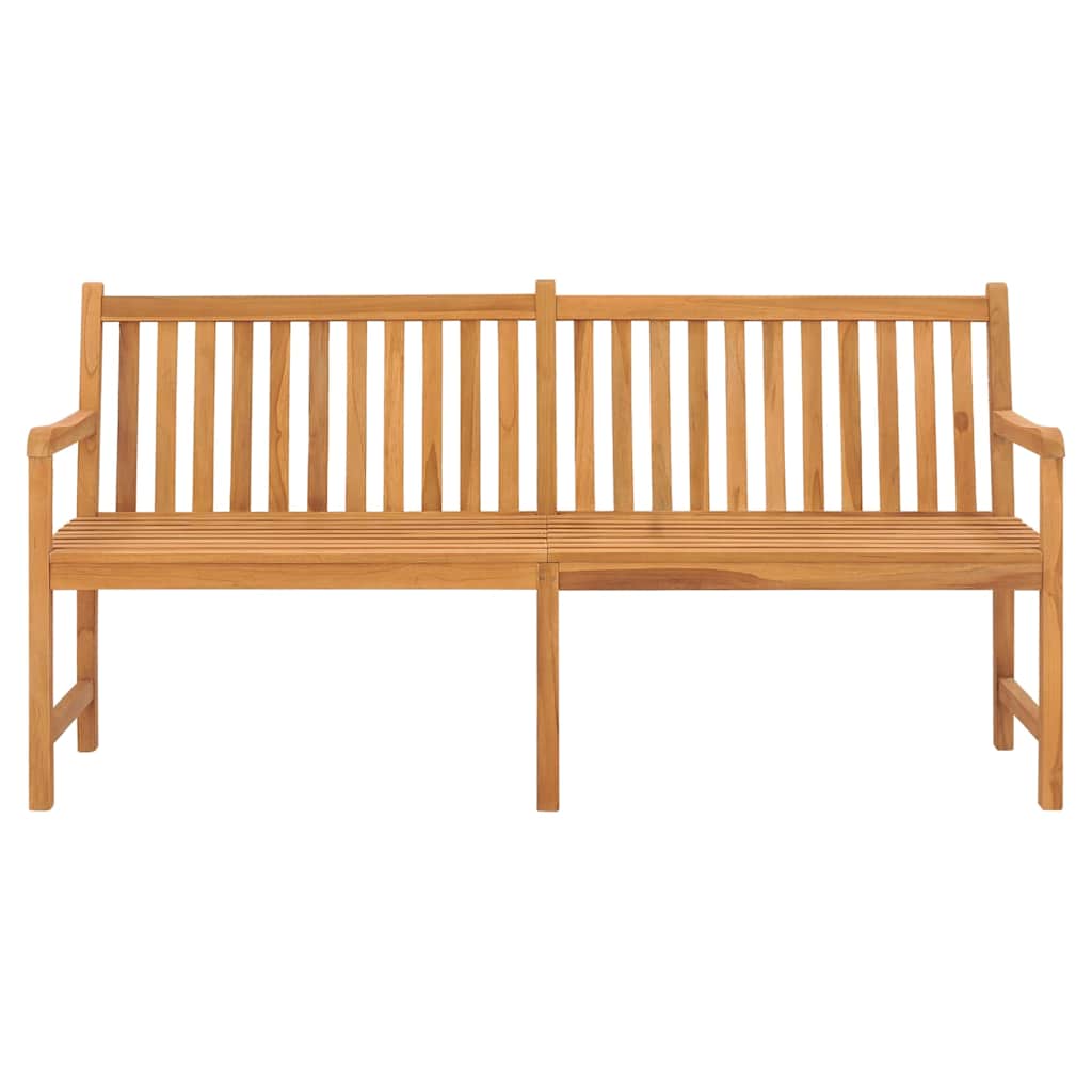 Gartenbank 180 cm Massivholz Teak