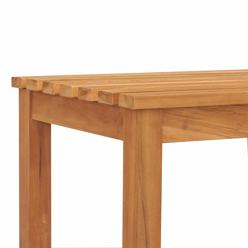 Gartenbank 180 cm Massivholz Teak