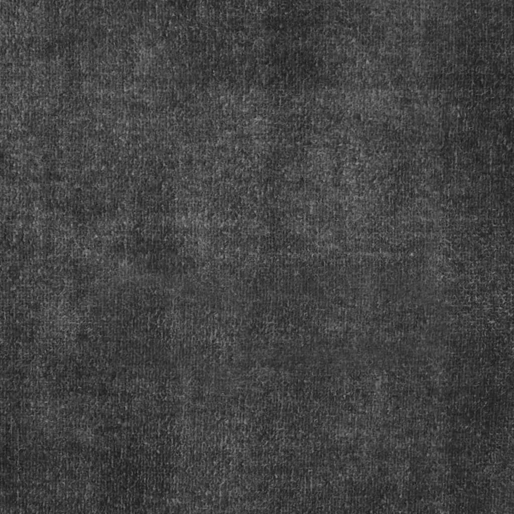 Teppichläufer Waschbar Faltbar Anthrazit 80x300 cm Polyester