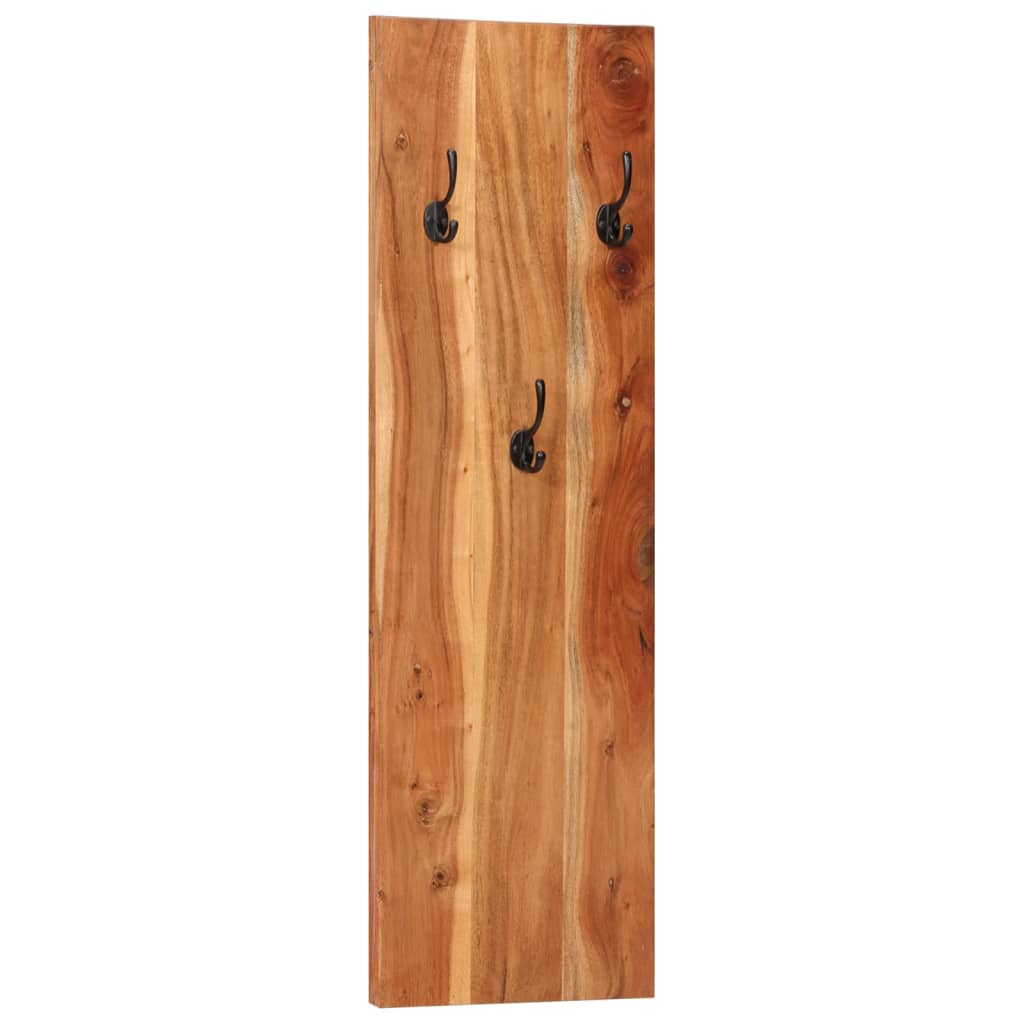 Wall Coat Racks 2 pcs. 36x3x110 cm Solid Acacia Wood