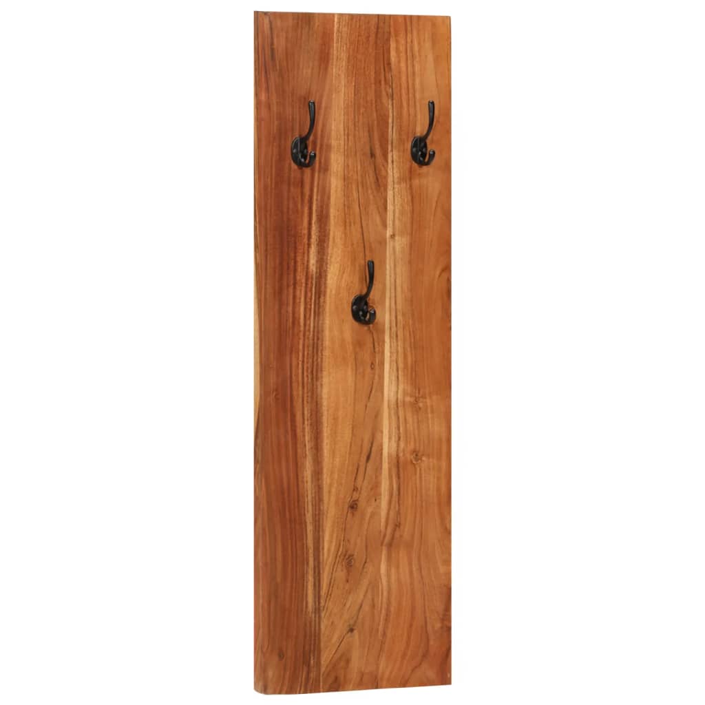 Wall Coat Racks 2 pcs. 36x3x110 cm Solid Acacia Wood