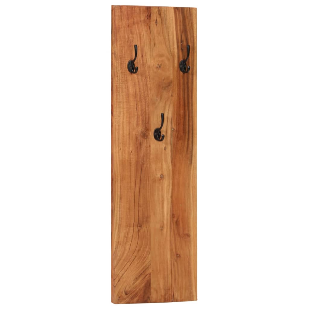 Wall Coat Racks 2 pcs. 36x3x110 cm Solid Acacia Wood