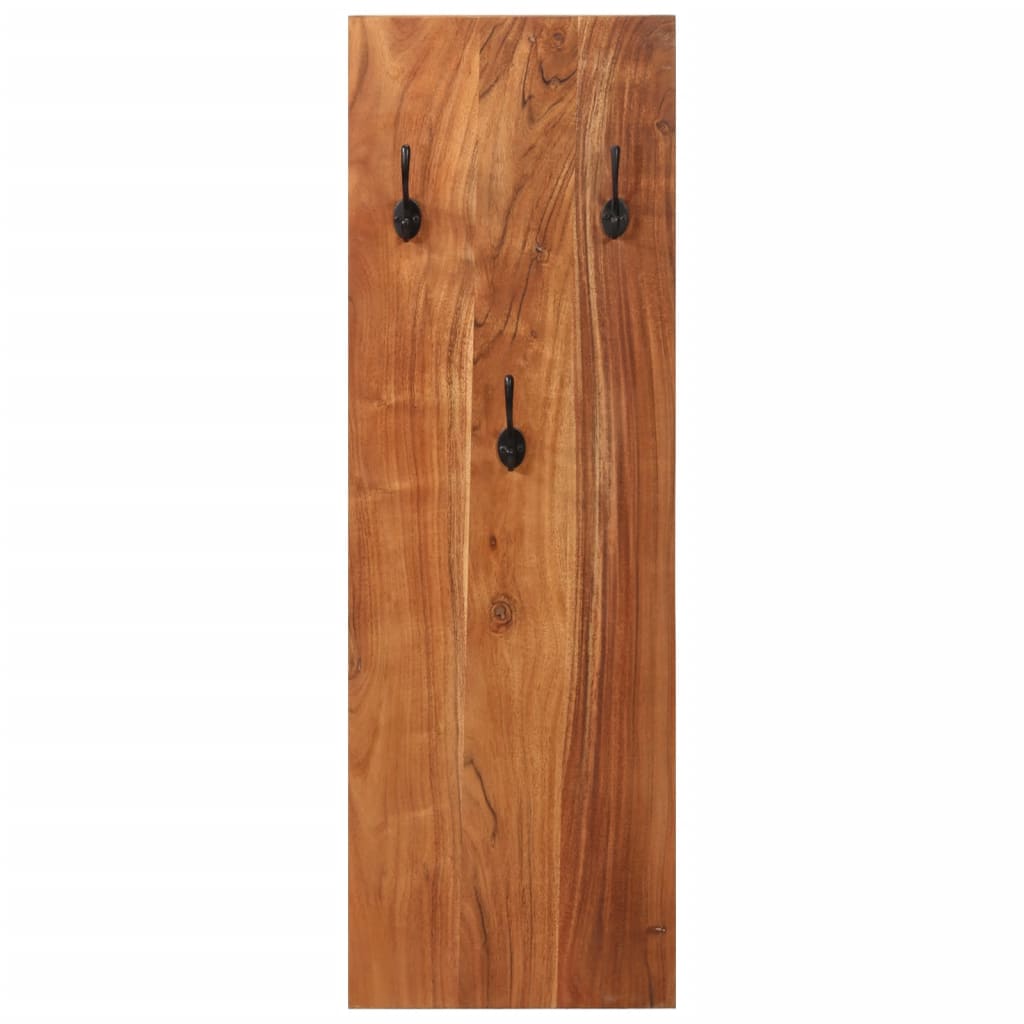 Wall Coat Racks 2 pcs. 36x3x110 cm Solid Acacia Wood