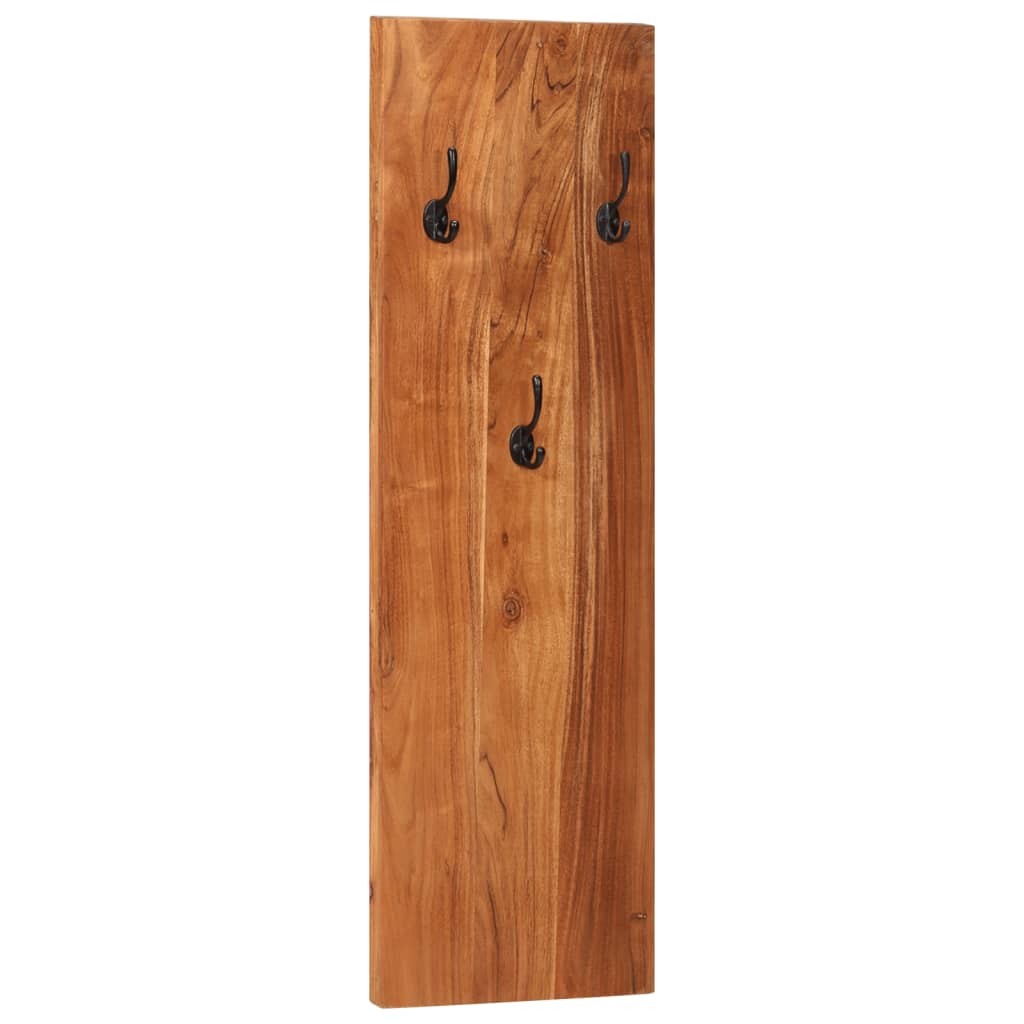 Wall Coat Racks 2 pcs. 36x3x110 cm Solid Acacia Wood