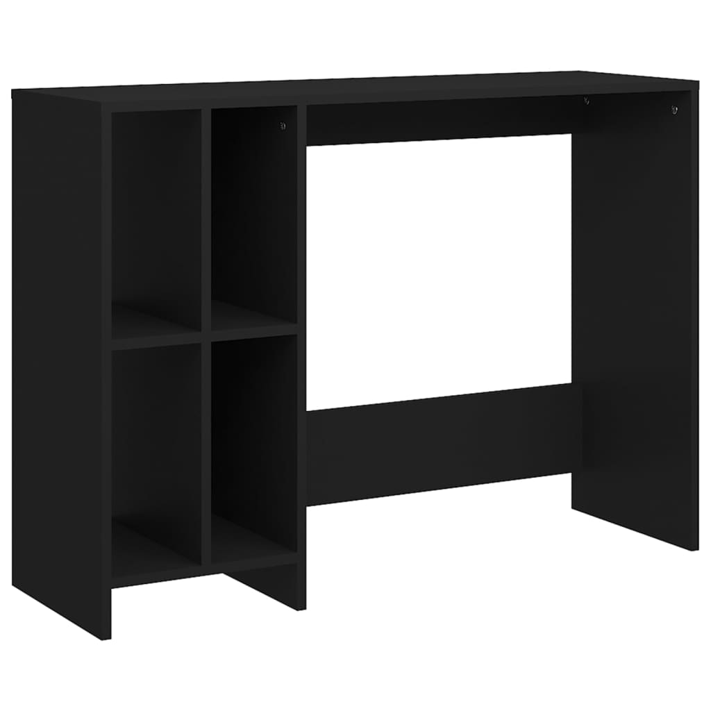 Computer Desk Black 102.5x35x75 cm Engineered Wood
