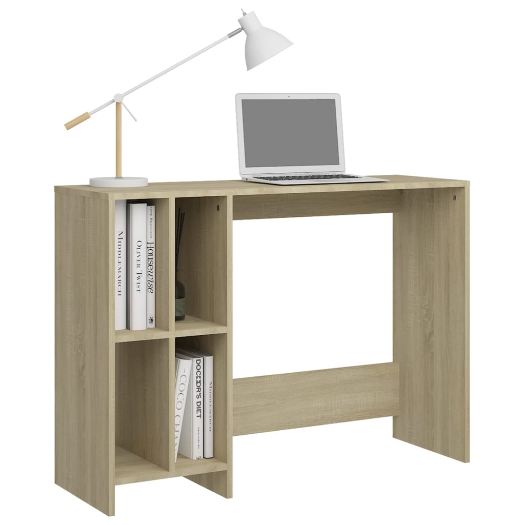 Computer Desk Sonoma Oak 102.5x35x75 cm Engineered Wood