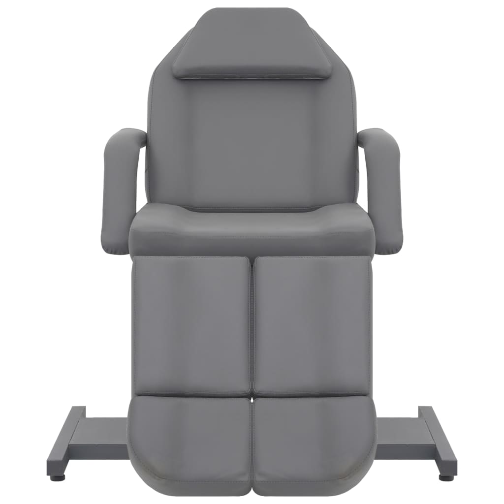 Fauteuil cosmétique simili cuir gris 180x62x78 cm