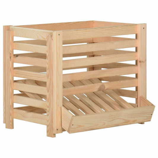 Potato crate 60x40x50 cm solid pine