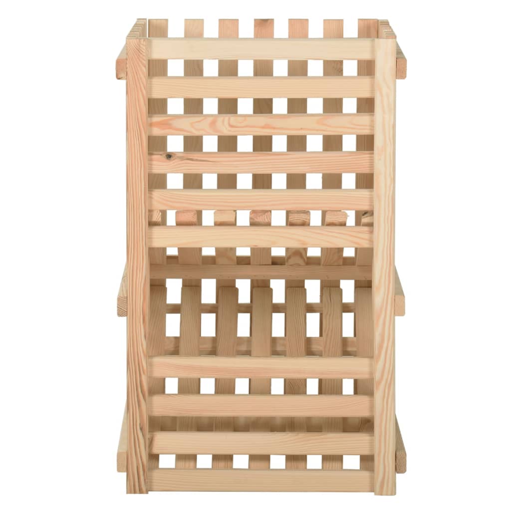 Caisse à pommes de terre 50x50x80 cm en pin massif