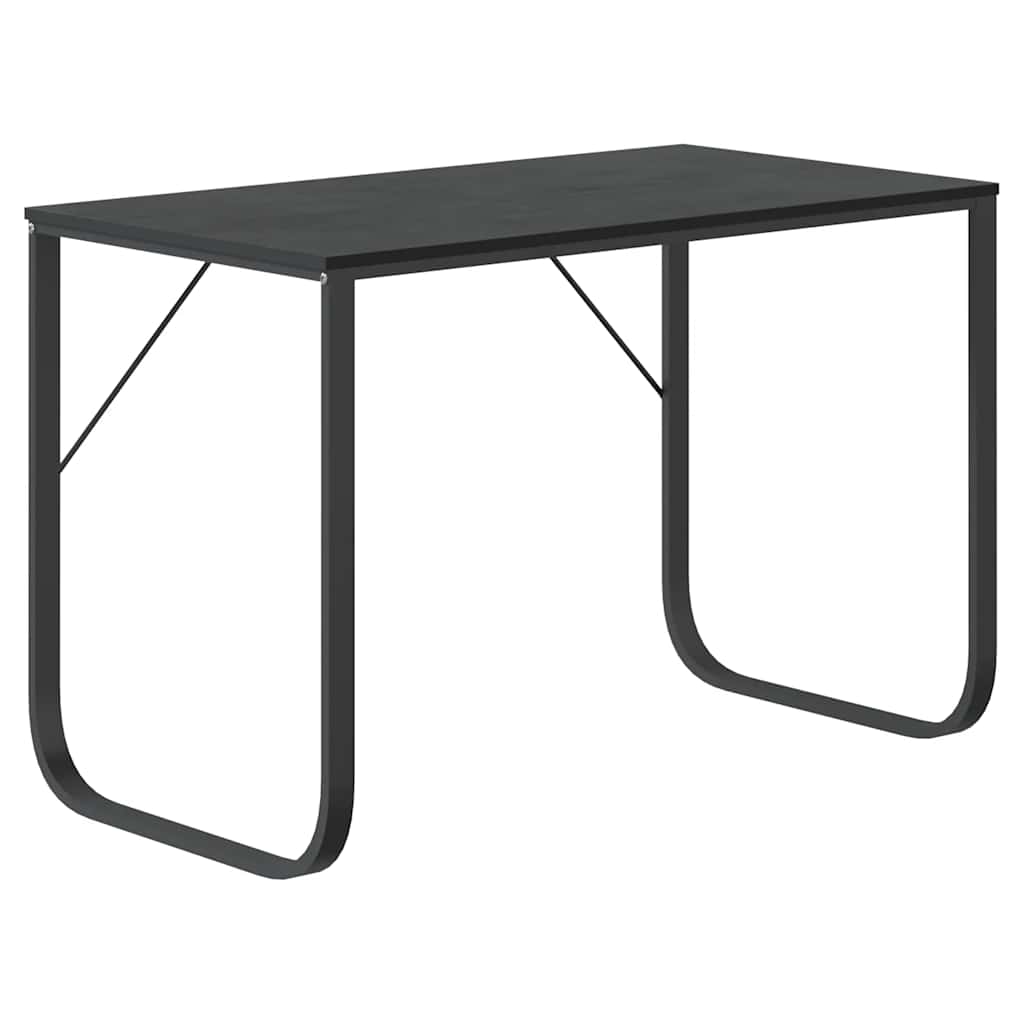 Computer Desk Black 110x60x73 cm Wood Composite