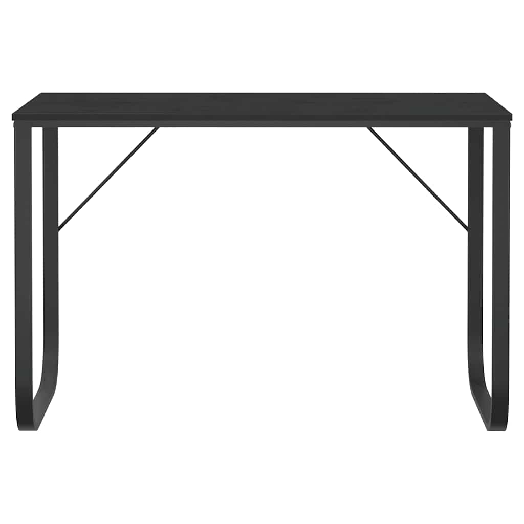 Computer Desk Black 110x60x73 cm Wood Composite