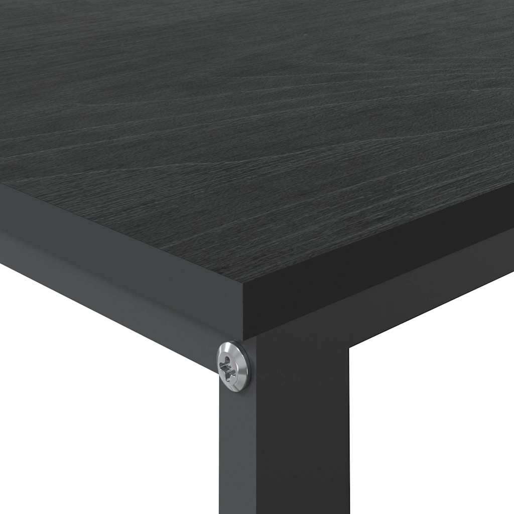 Computer Desk Black 110x60x73 cm Wood Composite