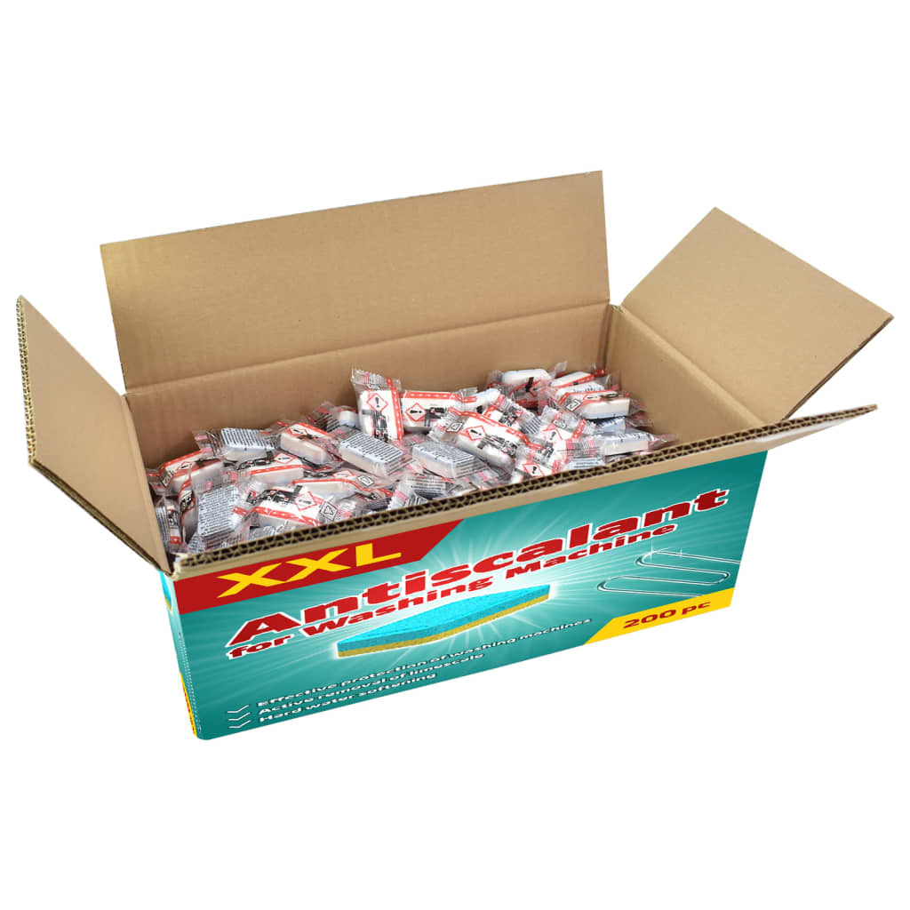 Waschmaschinen-Tabs 200 St. Verhindern Kalk und Schmutz