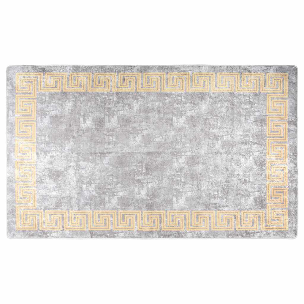 Washable Carpet Grey 120x180 cm Non-slip
