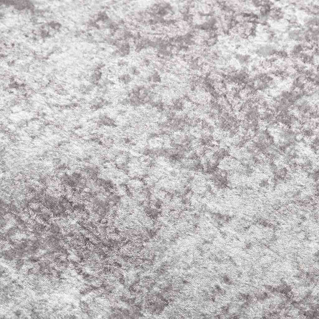 Washable Carpet Grey 120x180 cm Non-slip