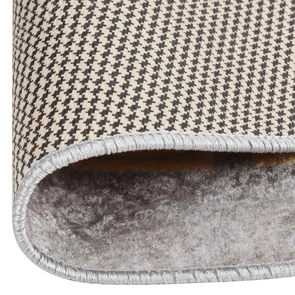 Washable Rug Grey φ120 cm Non-Slip