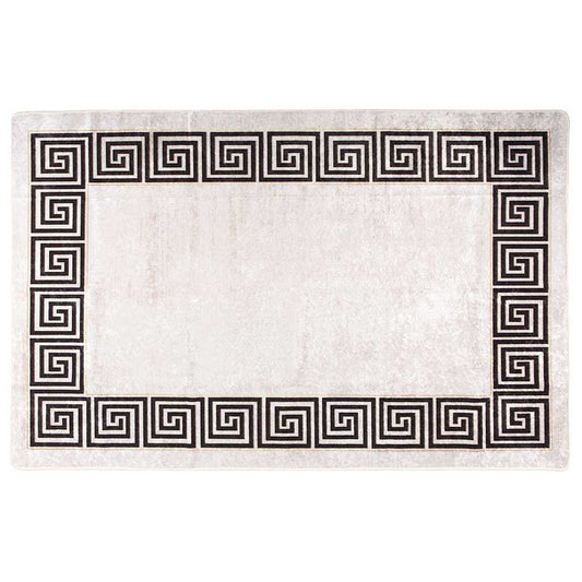 Washable Rug 160x230 cm Light Beige Non-Slip