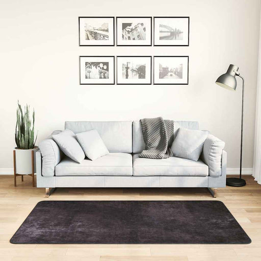 Washable Rug 80x150 cm Anthracite Non-Slip