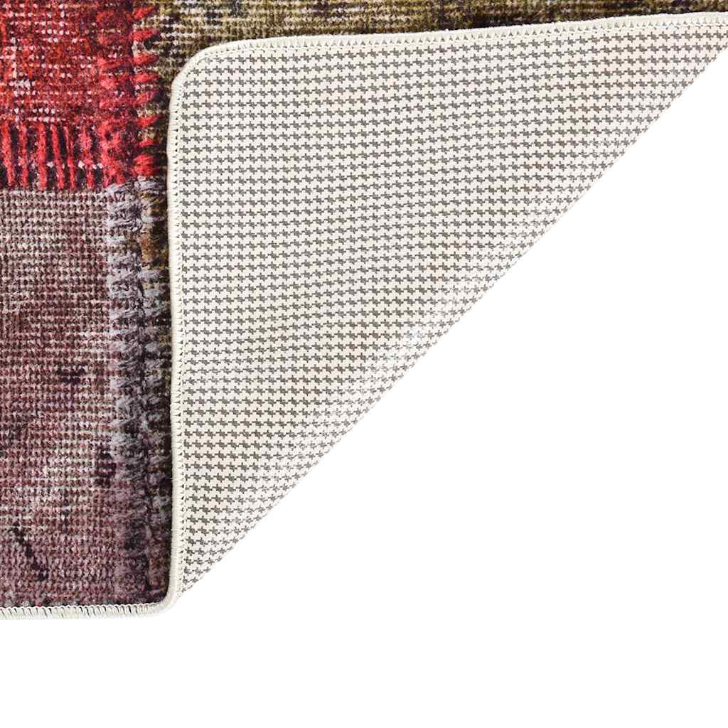 Washable Patchwork Multi-Colored Rug 120x180 cm Non-Slip