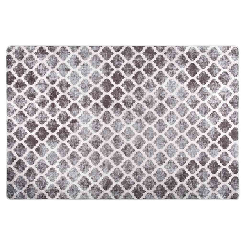 Tapis Lavable 80x150 cm Multicolore Antidérapant