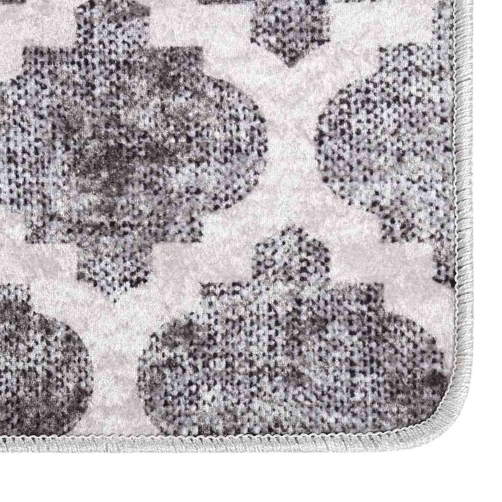 Tapis Lavable 80x150 cm Multicolore Antidérapant