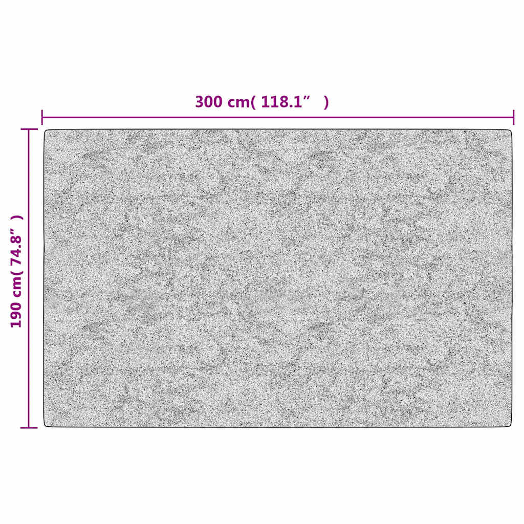 Washable Rug 190x300 cm Multicolored Non-slip