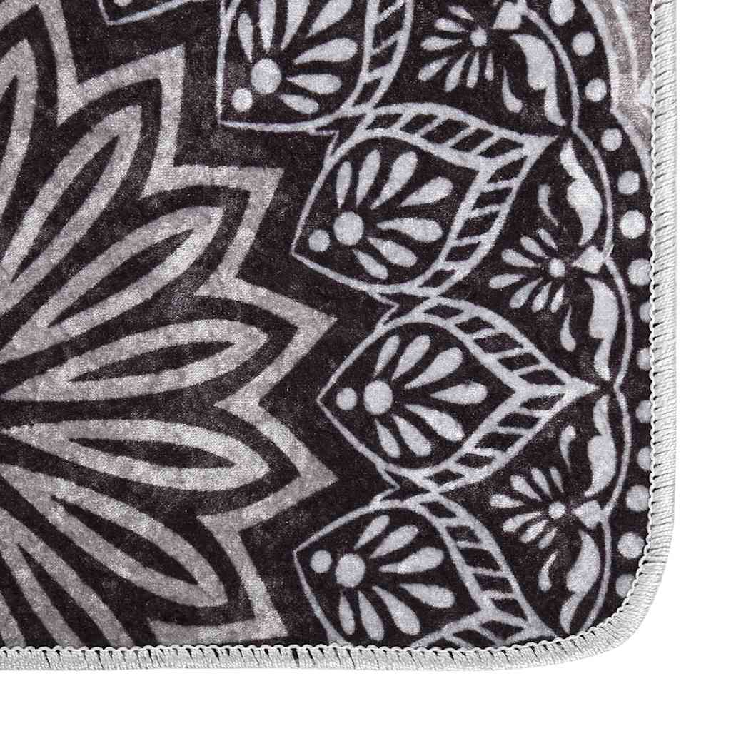 Washable Rug 80x300 cm Multicolored Non-slip