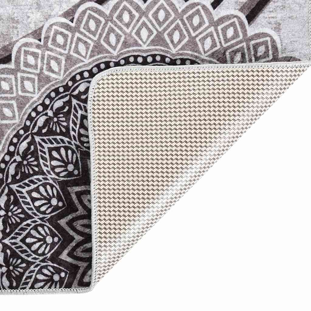 Washable Rug 80x300 cm Multicolored Non-slip