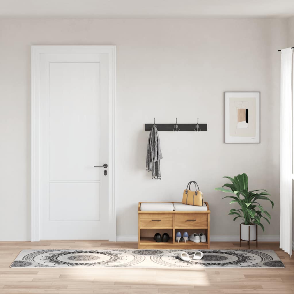Washable Rug 80x300 cm Multicolored Non-slip