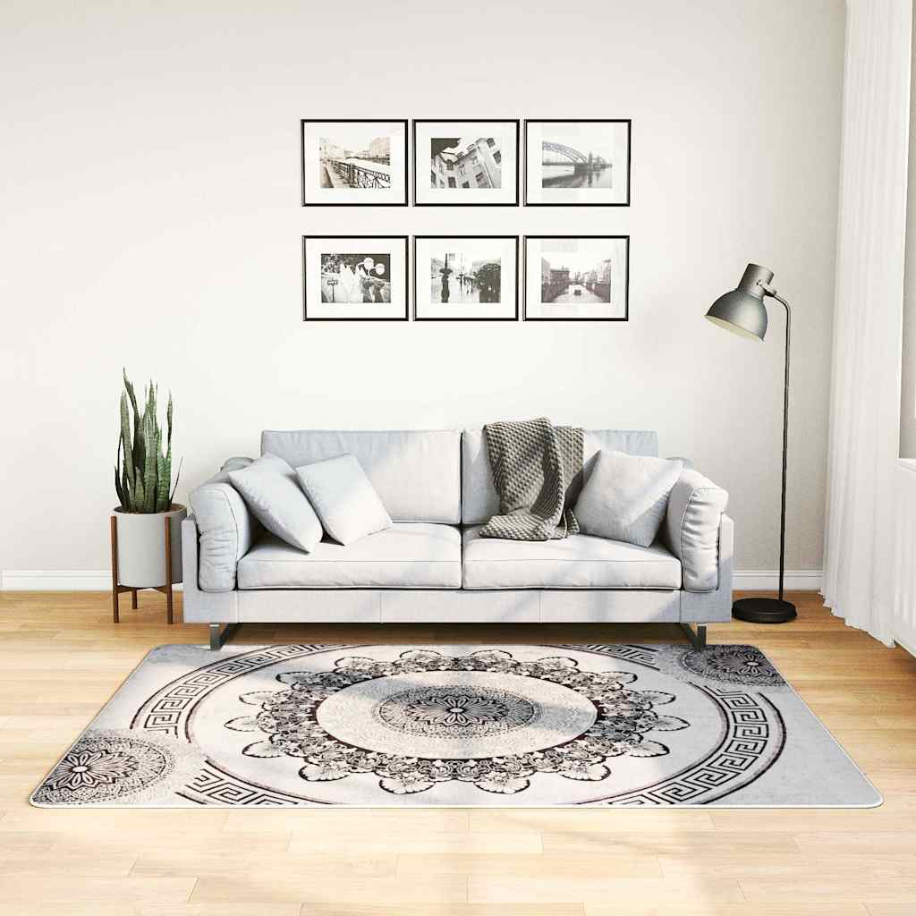 Tapis lavable multicolore 120x180 cm antidérapant