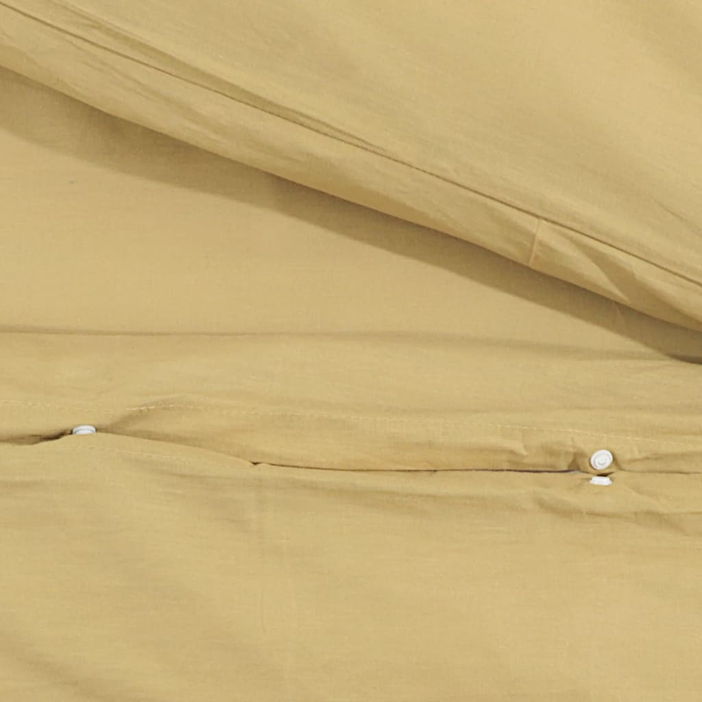Duvet Cover Set Taupe 200x200 cm Lightweight Microfiber