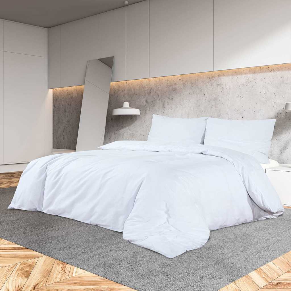 Bed Linen Set White 260x240 cm Cotton