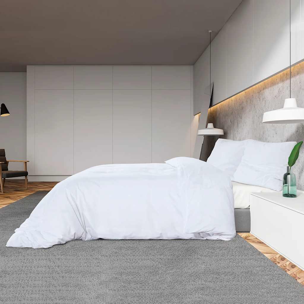 Bedding Set White 155x220 cm Cotton