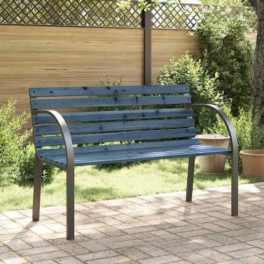 Kinder-Gartenbank 81 cm Chinesisches Tannenholz Grau