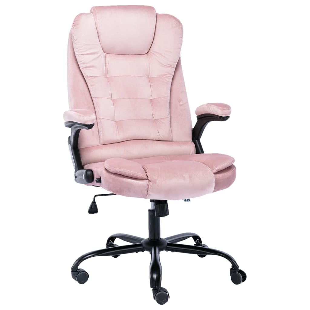 Office Chair Pink Velvet