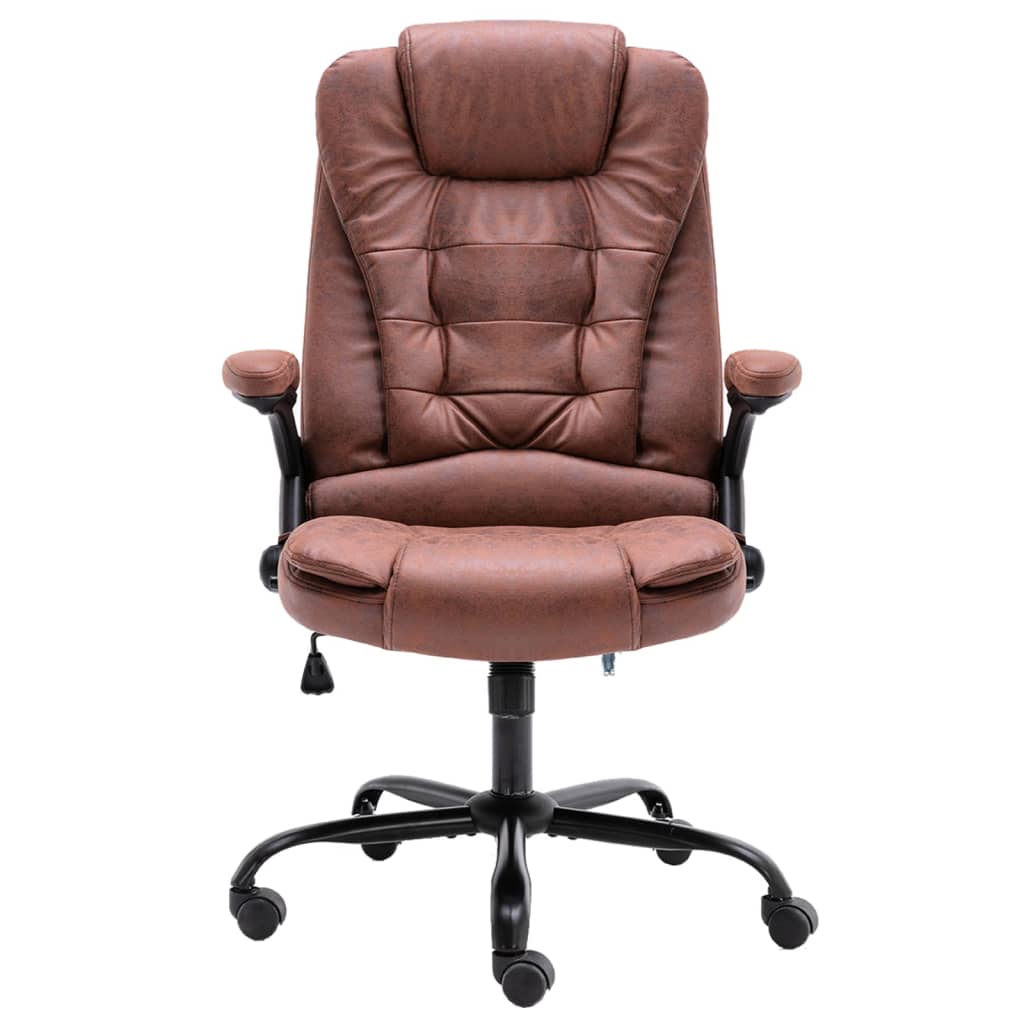 Office chair Light brown suede look
